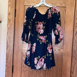 Women’s Large blue floral dress